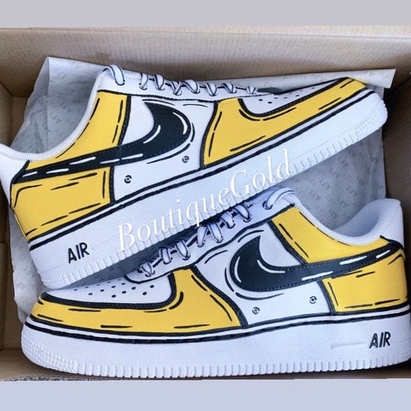 cartooned air force 1